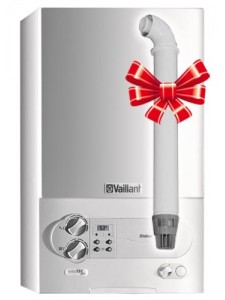 Котел настенный газовый Vaillant VUW 242/3-3 с трубой