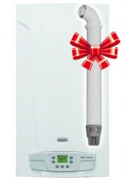 Газовый настенный котел BAXI ECO 4S 24F (24 кВт, двухконтурный, турбо)