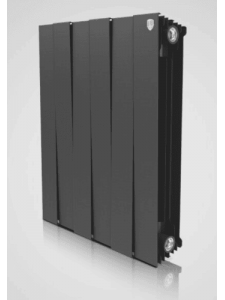 Радиатор биметаллический Royal Thermo Piano Forte 500 Чёрный (Noir Sable) &mdash; купить в Барановичах
